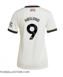 Günstige Manchester United Rasmus Hojlund #9 3rd trikot Damen 2024-25 Kurzarm